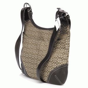 Coach🌷Khaki Mini Canvas CrossBody Purse